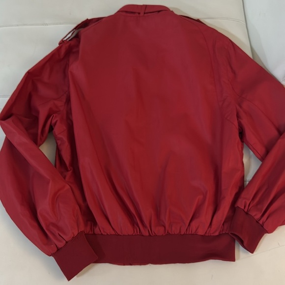 Vintage Porsha by Winer red burgundy flight bomber jacket size 38 - Picture 7 of 8